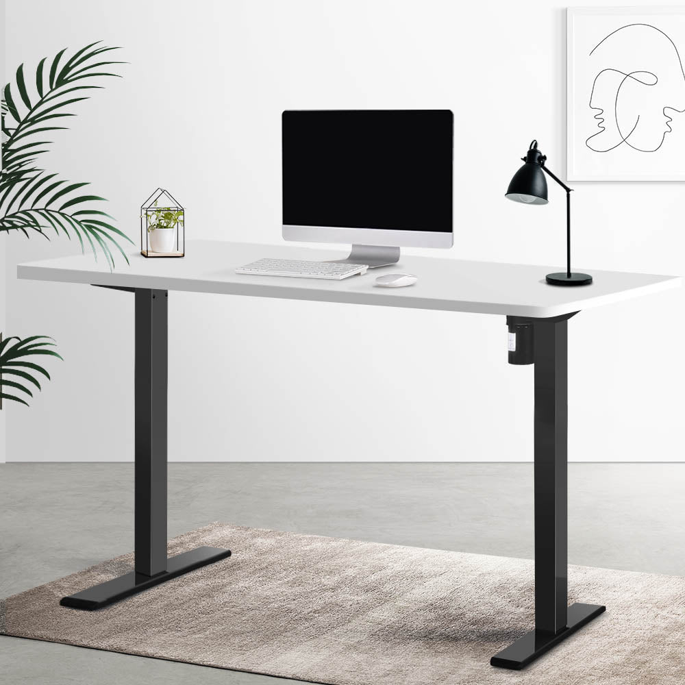 Artiss Electric Standing Desk Black &amp; White 140CM