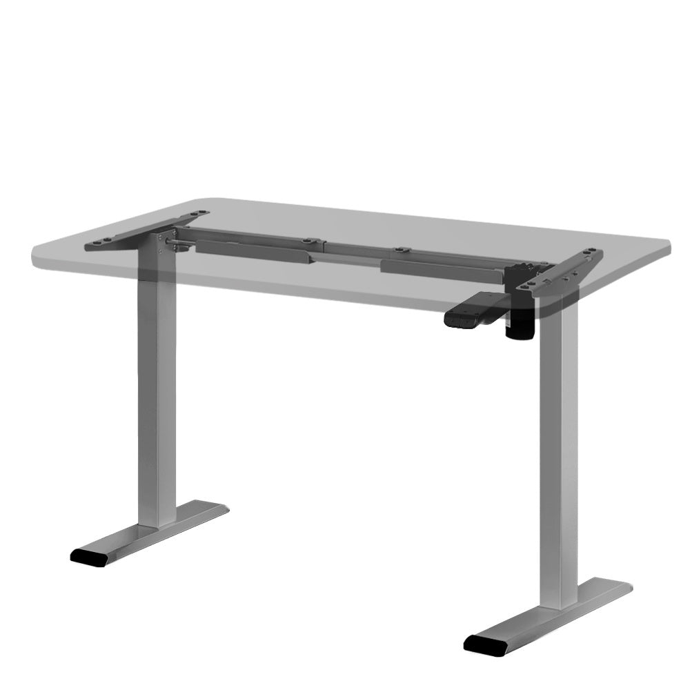Artiss Standing Desk Motorised Frame Only Grey