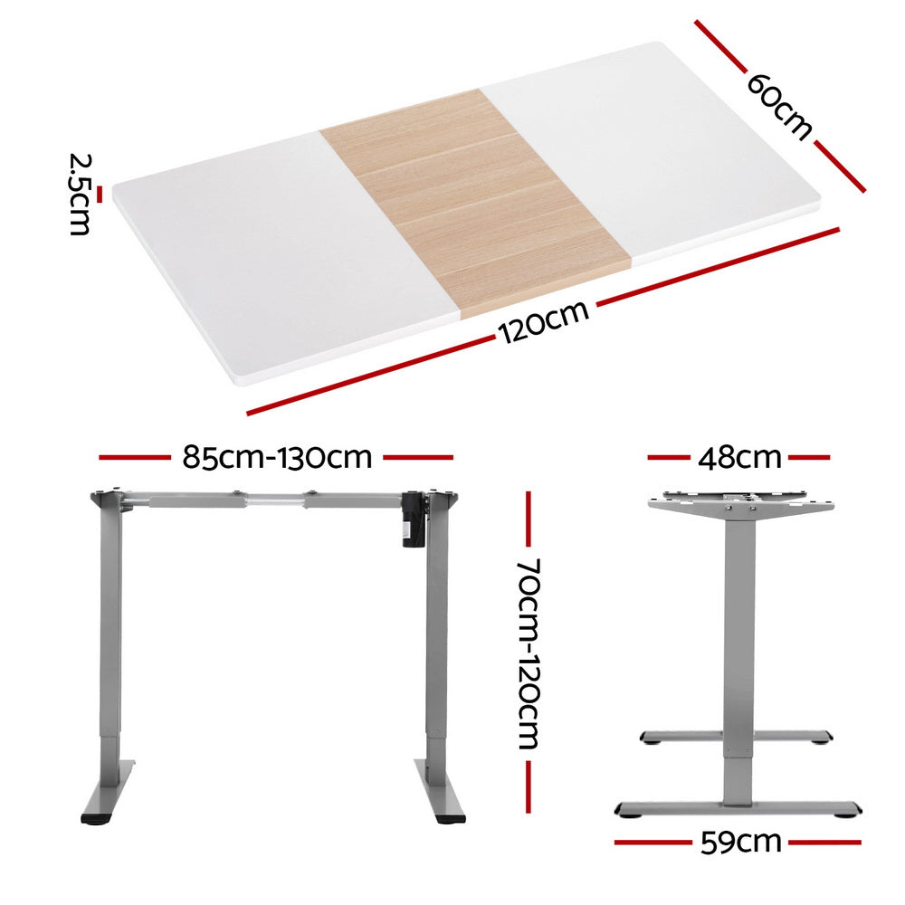 Artiss Standing Desk Electric Sit Stand Desks 120CM