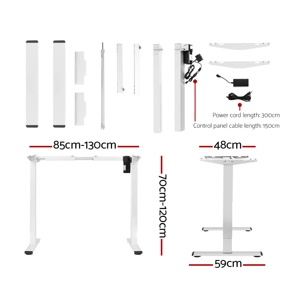 Artiss Electric Standing Desk White