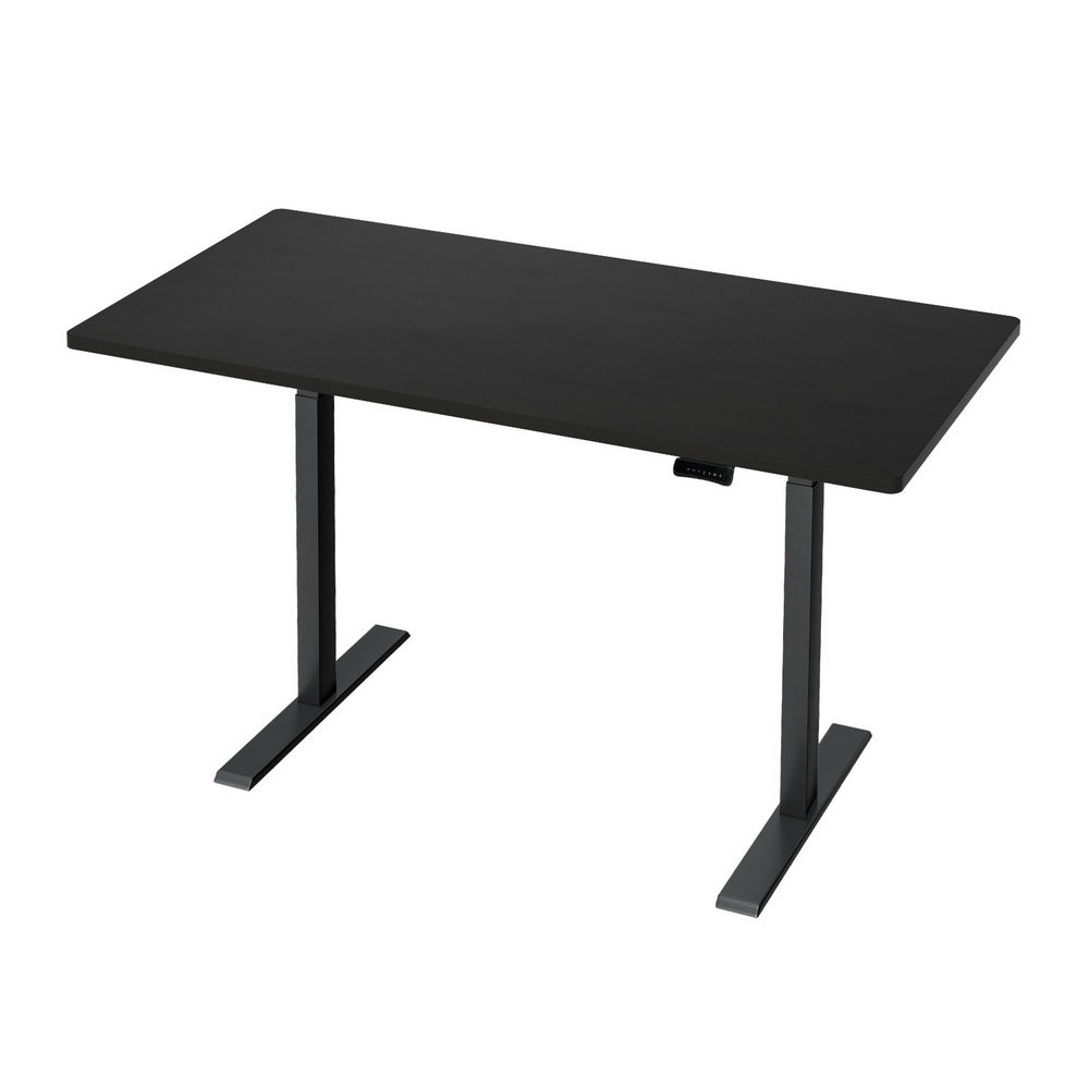 Artiss Sit Stand Desk Motorised Black 140CM