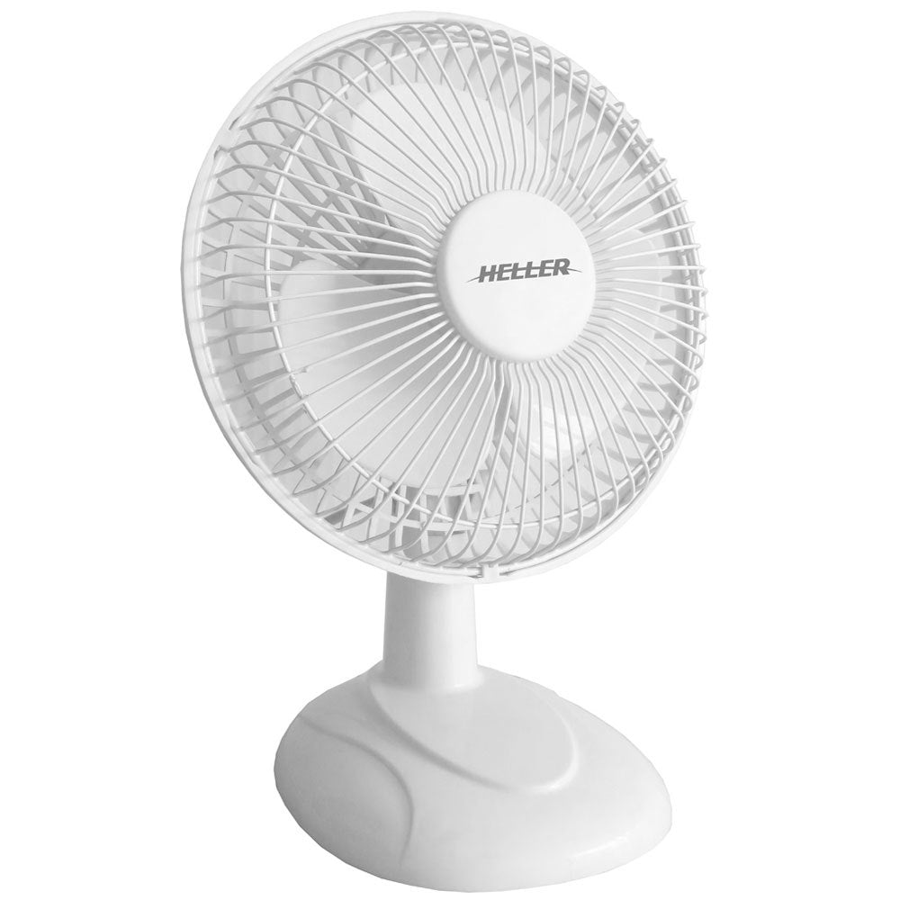15cm White Desk Fan