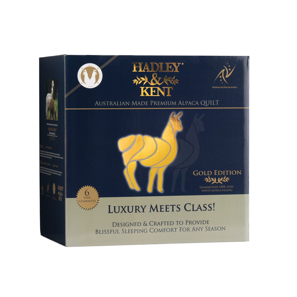 Hadley &amp; Kent 500GSM Alpaca Quilt King