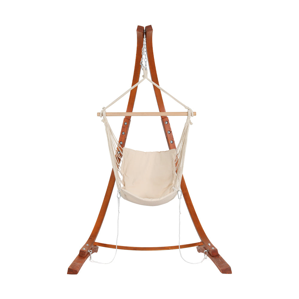 Gardeon Wooden Timber Hammock Chair