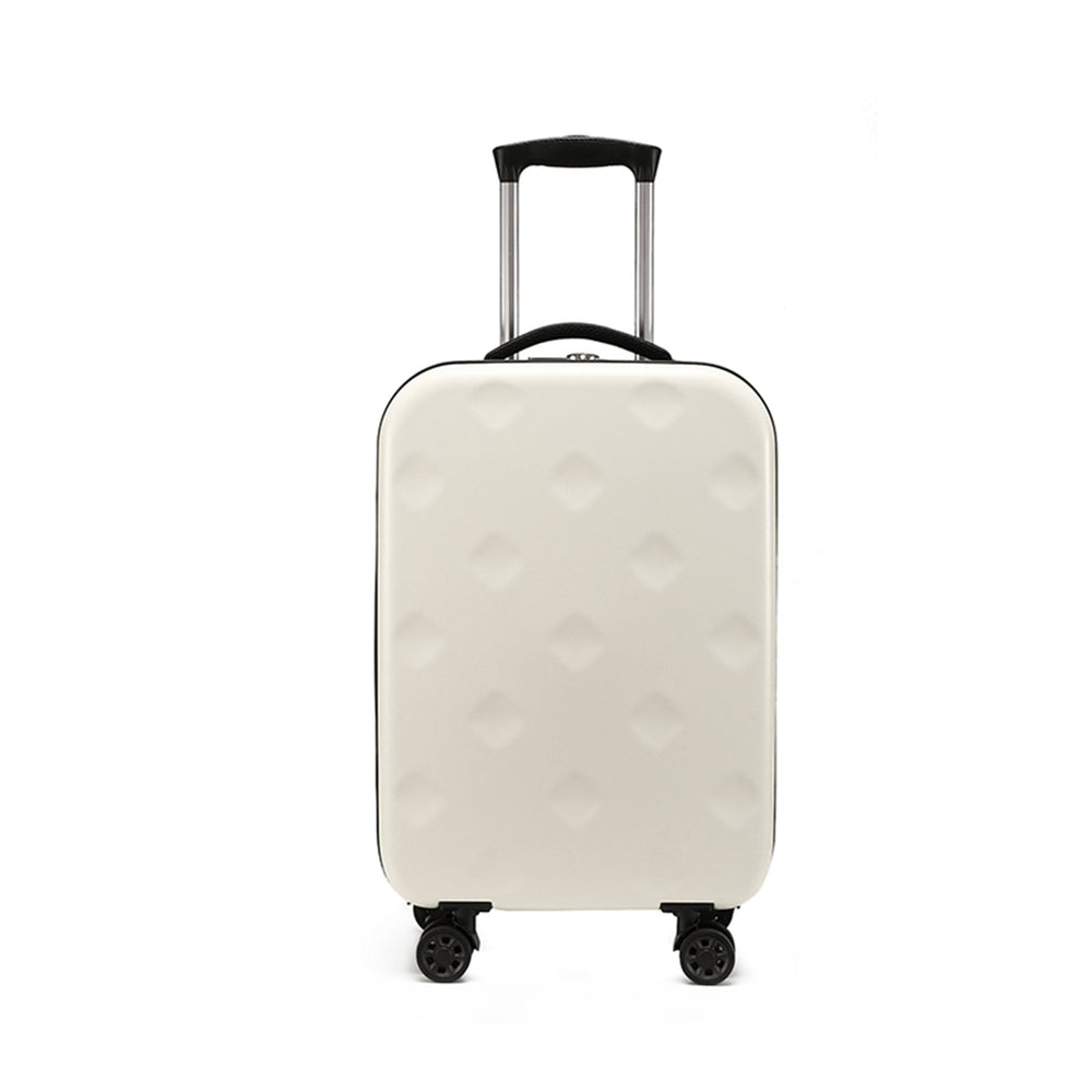 Viviendo 24&#39;&#39; Collapsible Suitcase, Foldable Space Saving Luggage - White