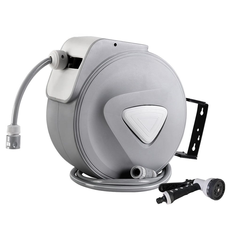 Retractable 20M Water Hose Reel Spray Gun