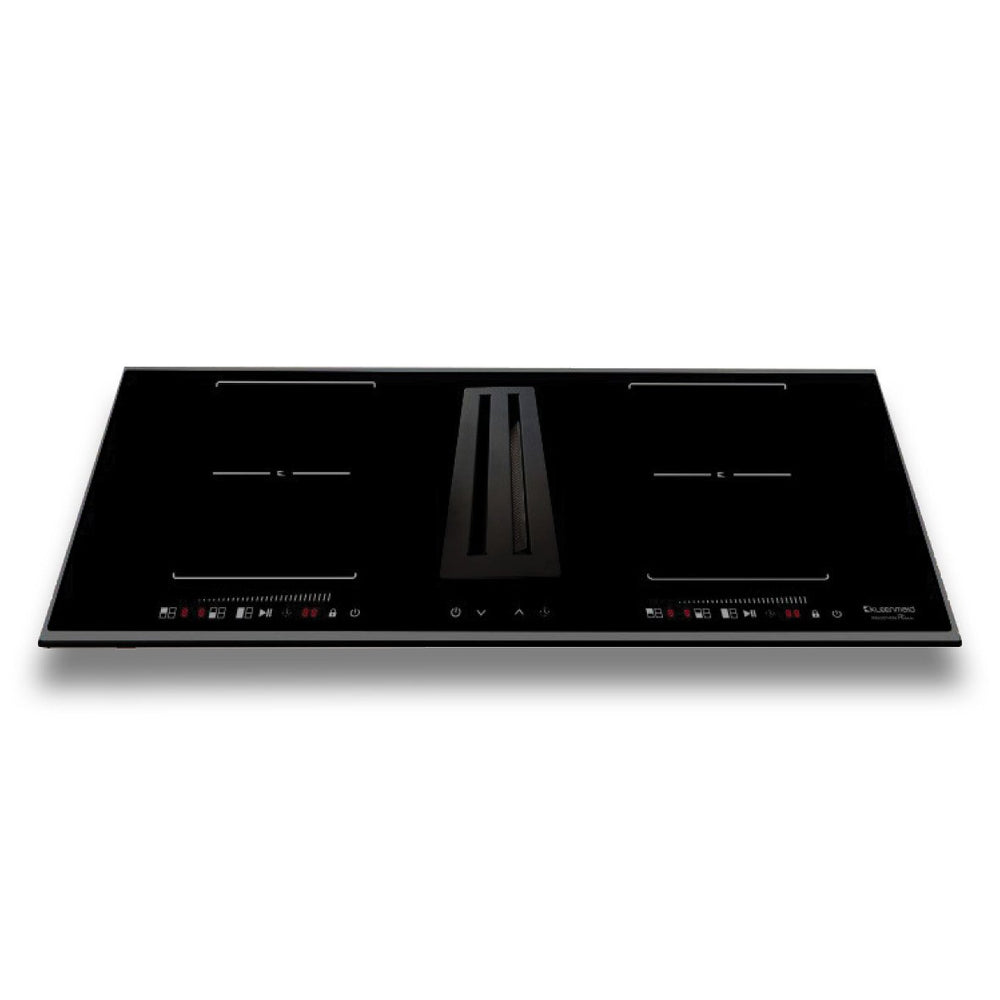 Kleenmaid Induction Cooktop Integrated Down Draft Extractor 90Cm Ictfx90020Ex
