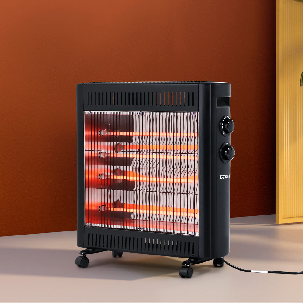 Devanti Infrared Radiant Heater Black 2200W