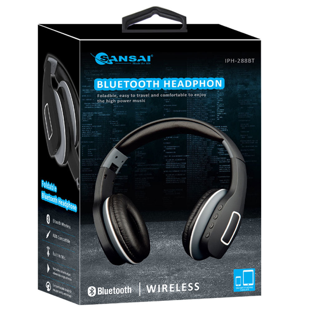 Sansai Bluetooth Stereo Headphones Black