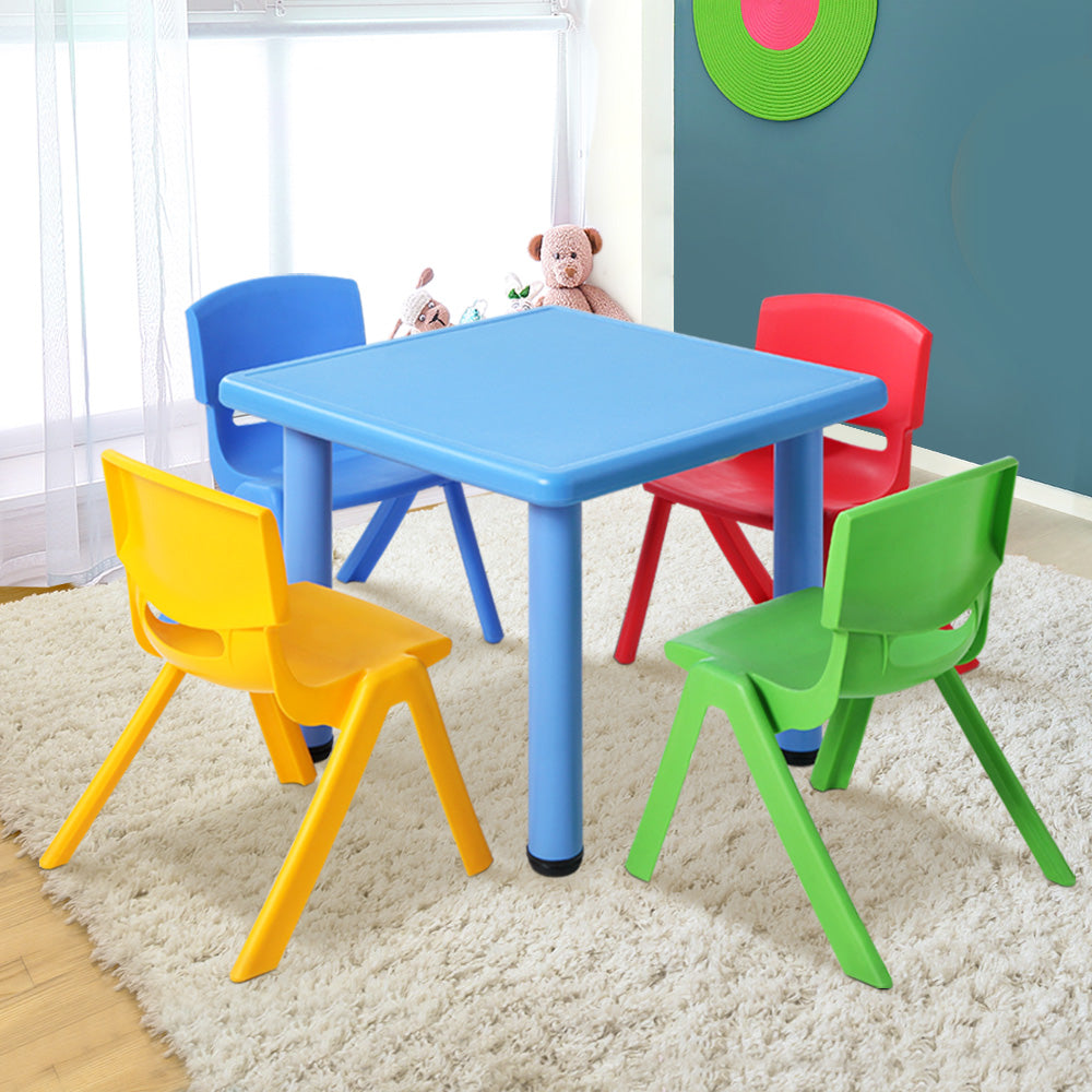 Keezi Kids 5 PC Kids Table and Chair Set