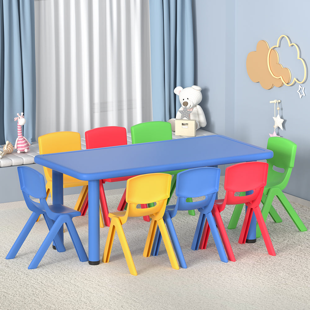 Keezi 9PCS Kids Table and Chairs Set