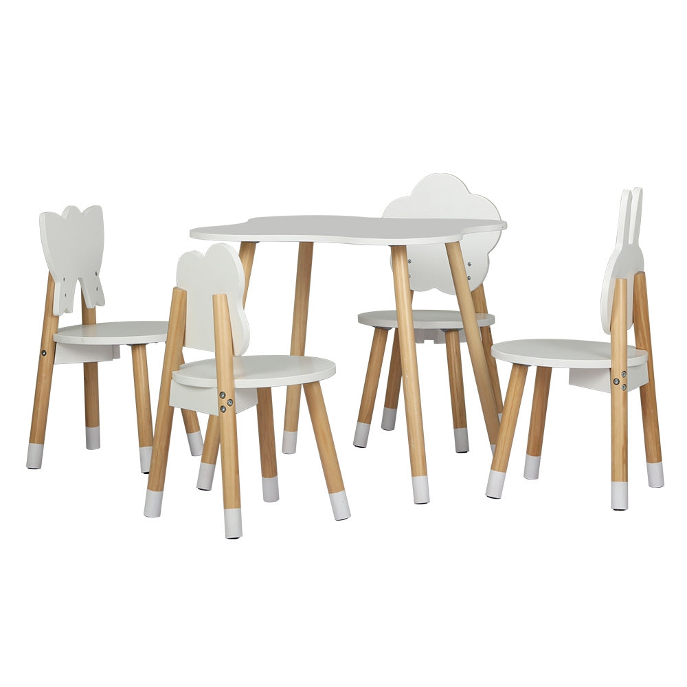 Keezi 5 Piece Kids Table and Chairs Set