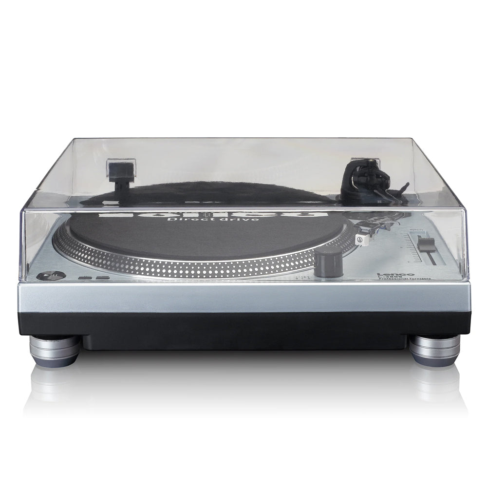 Lenco 43cm Professional Direct-Drive Turntable Metallic Blue