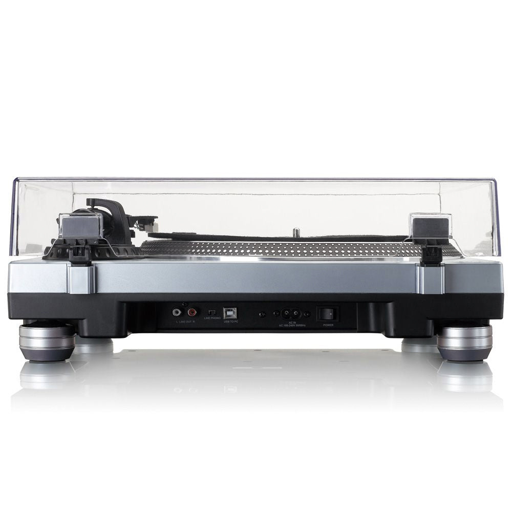 Lenco 43cm Professional Direct-Drive Turntable Metallic Blue