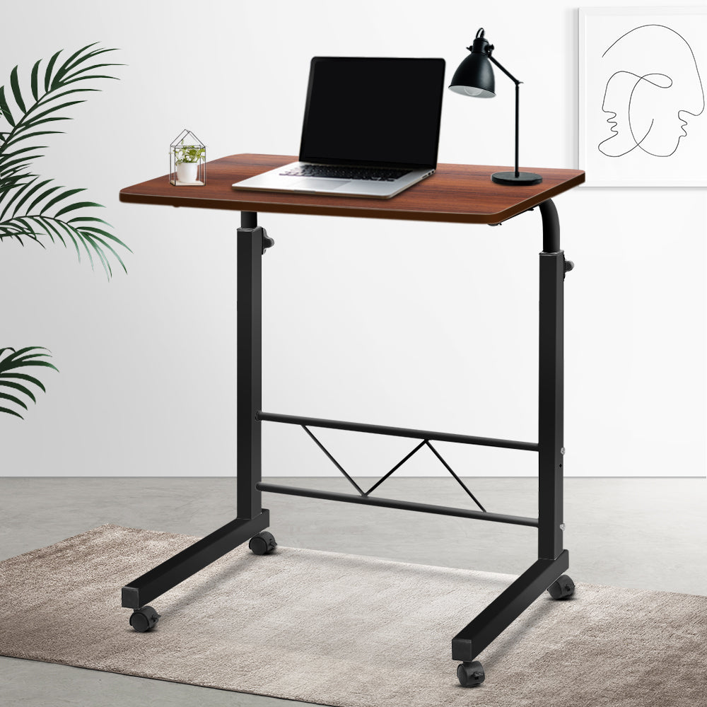 Artiss Portable Laptop Table Desk Dark Wood