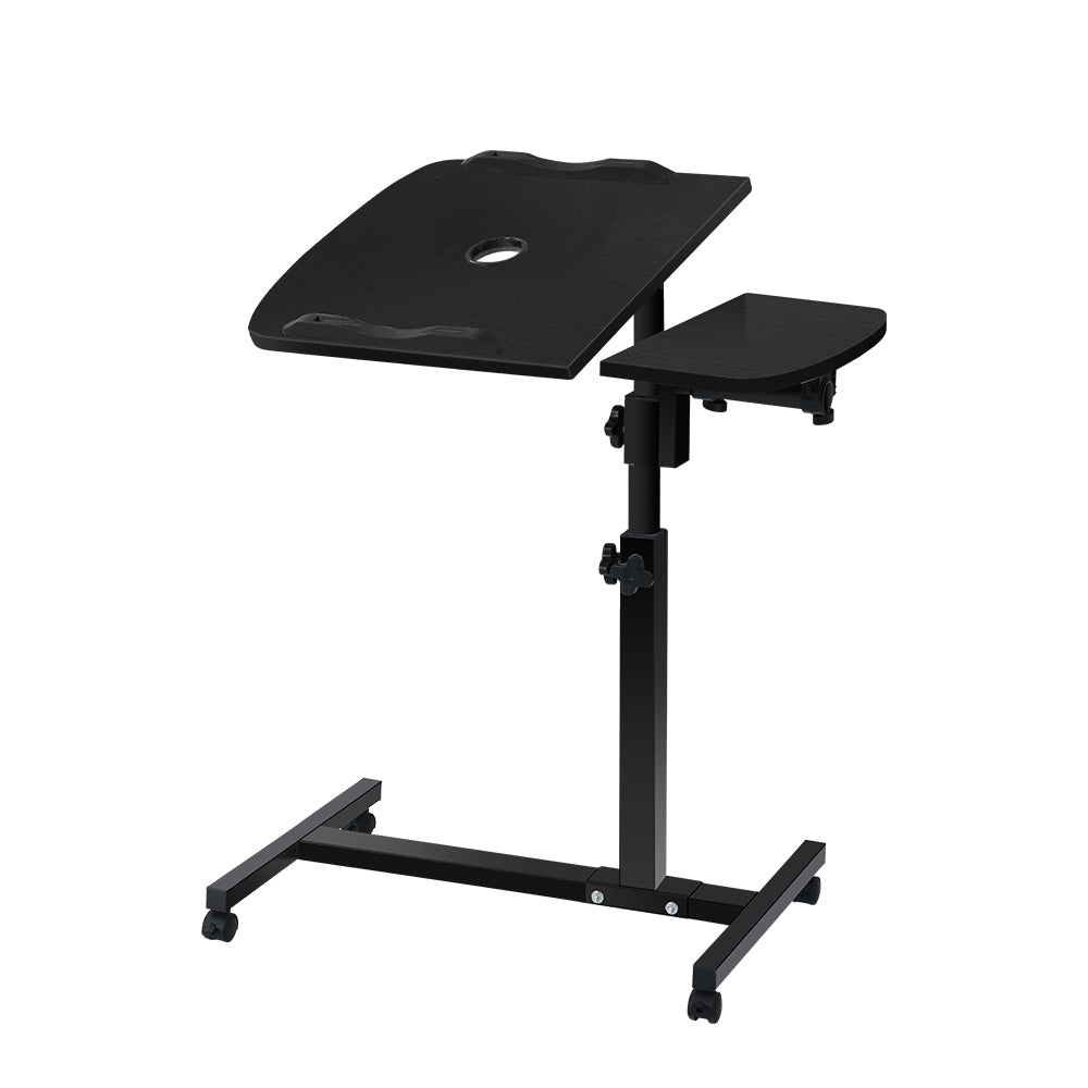 Artiss Adjustable Laptop Desk Stand With Fan Black