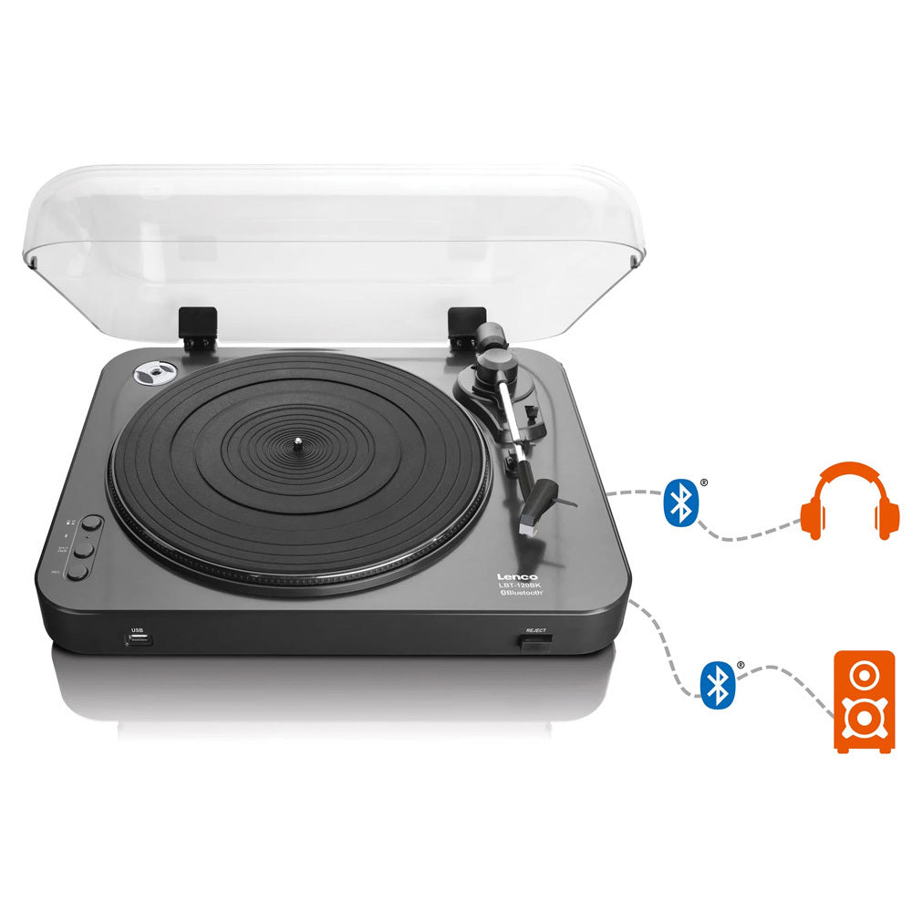 Lenco LBT-120BK Turntable w/ Direct Encoding/Bluetooth - Black