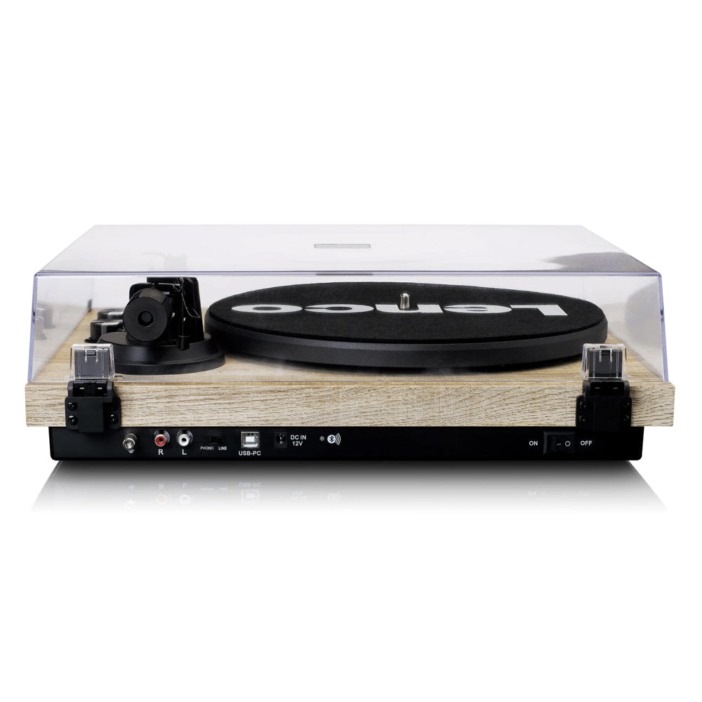 Lenco 42cm Aluminium Wood Bluetooth Vinyl Record Turntable Pine