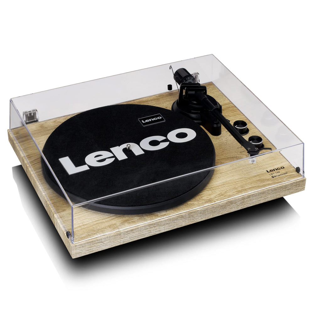 Lenco 42cm Aluminium Wood Bluetooth Vinyl Record Turntable Pine