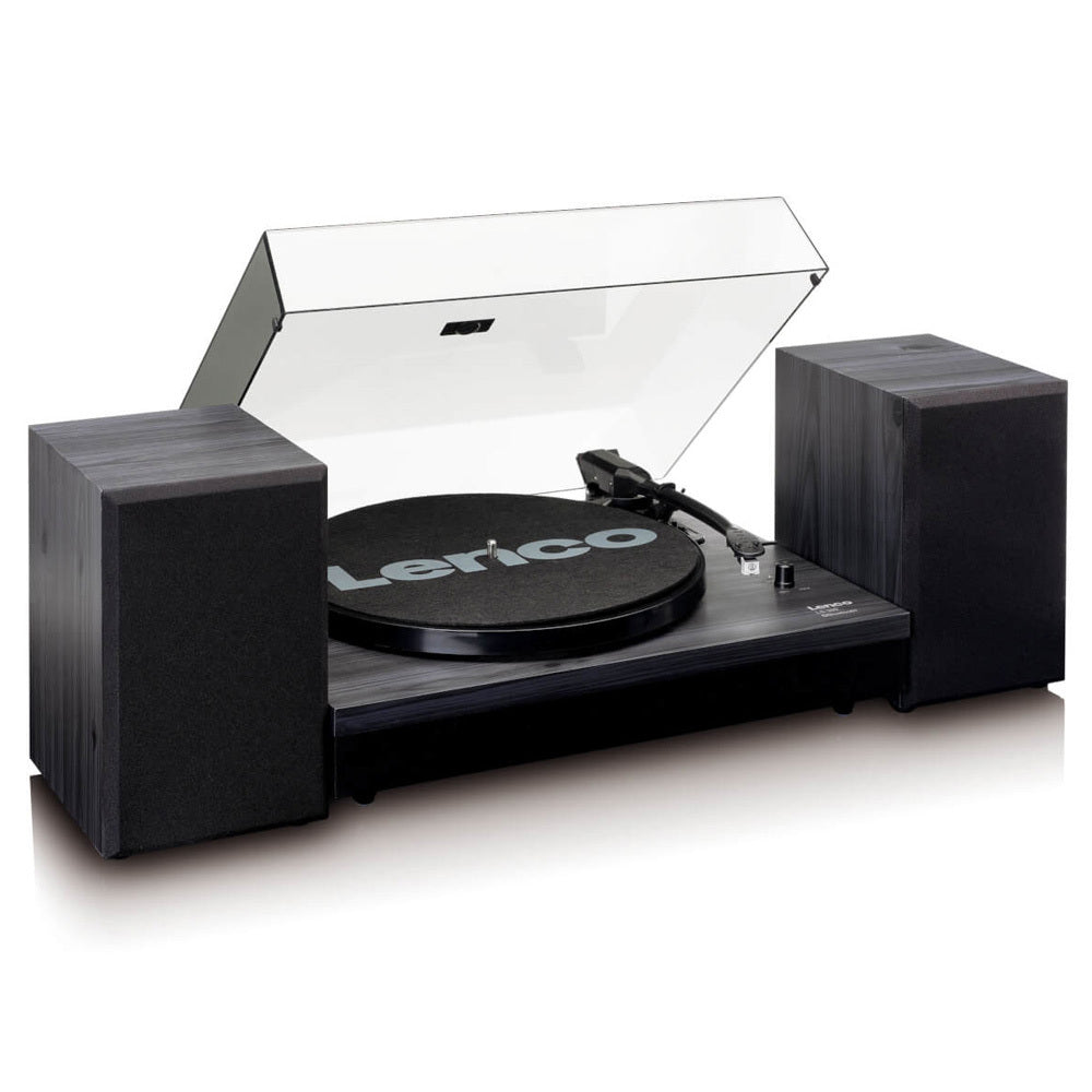 Lenco LS-300 Bluetooth Turntable w/ 2x Speakers - Black