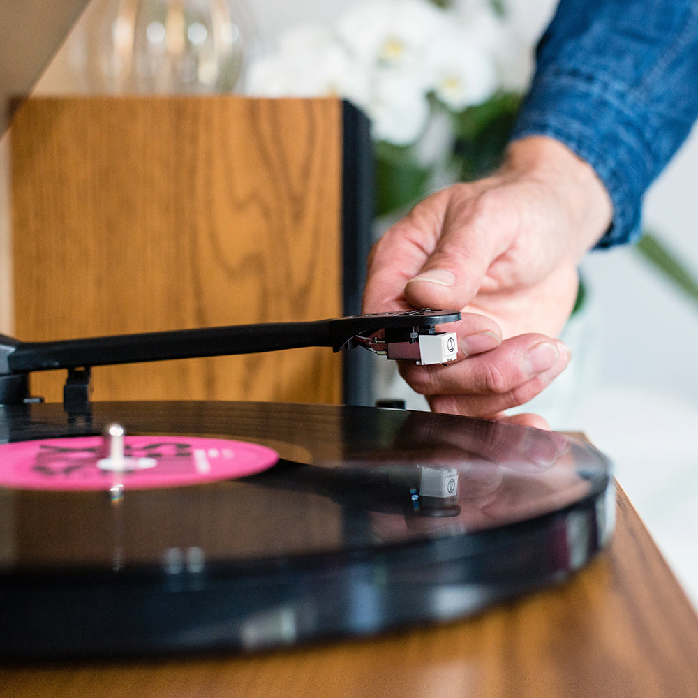 Lenco LS-300 Bluetooth Turntable w/ 2x Speakers - Wood