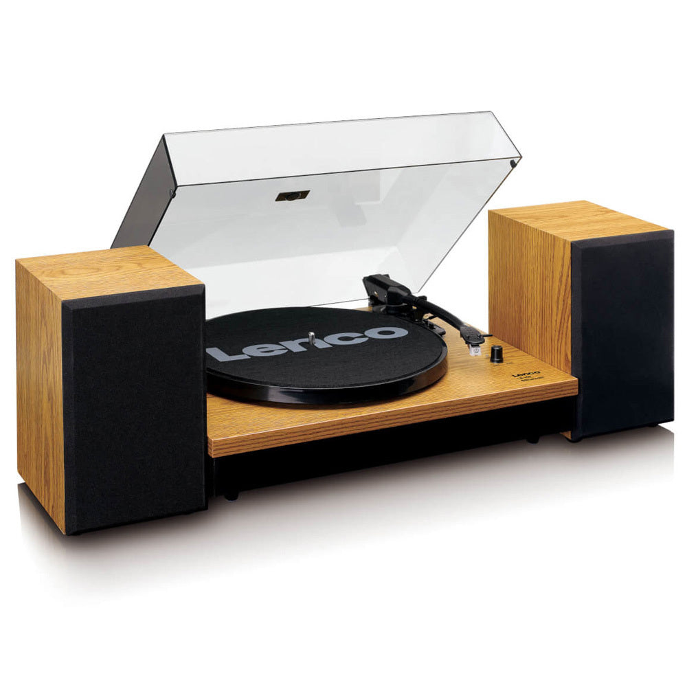 Lenco LS-300 Bluetooth Turntable w/ 2x Speakers - Wood