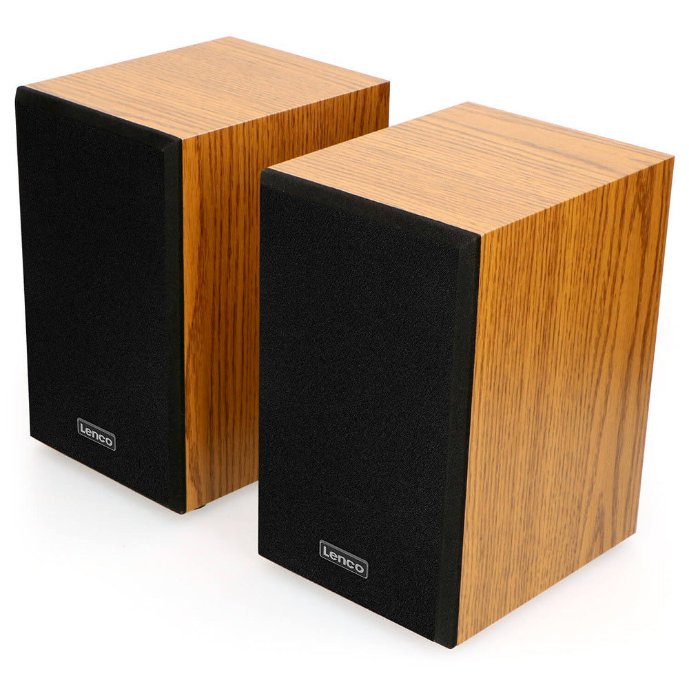 Lenco LS-300 Bluetooth Turntable w/ 2x Speakers - Wood