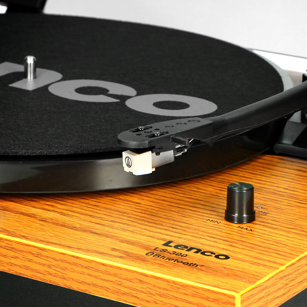 Lenco LS-300 Bluetooth Turntable w/ 2x Speakers - Wood