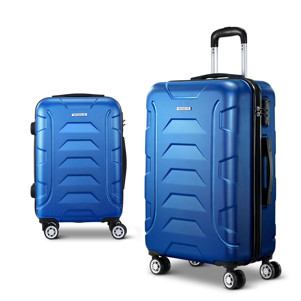 Wanderlite 2pc Luggage Set Blue