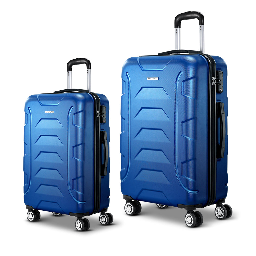 Wanderlite 2pc Luggage Set Blue