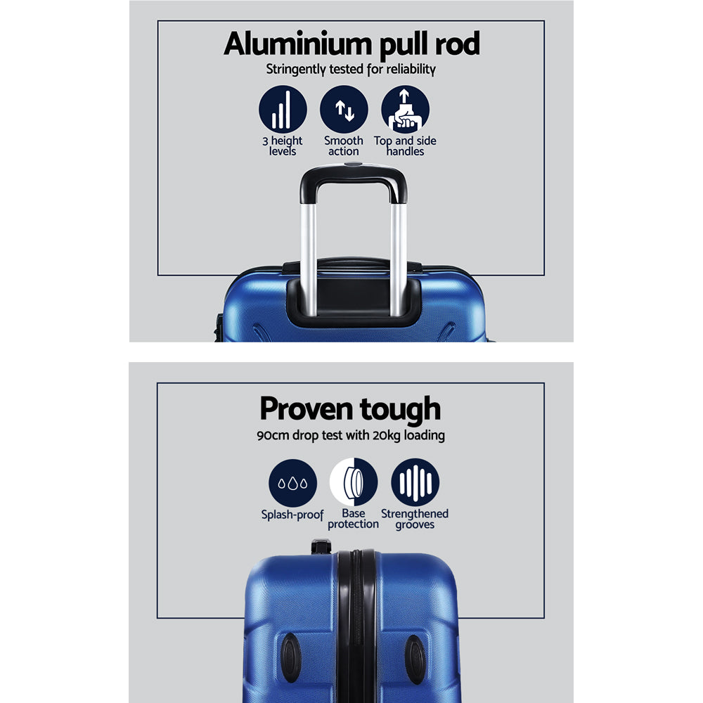 Wanderlite 2pc Luggage Set Blue