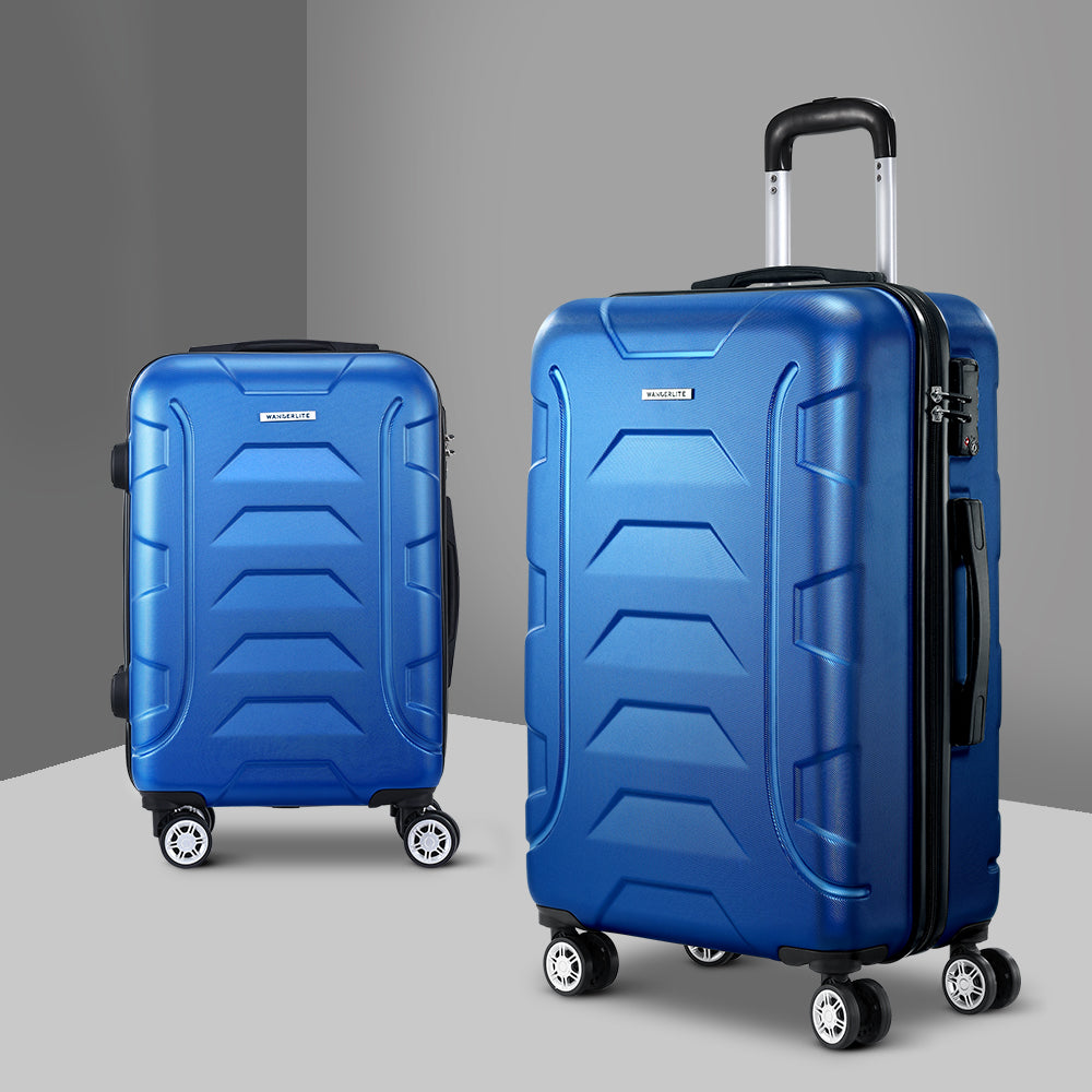 Wanderlite 2pc Luggage Set Blue