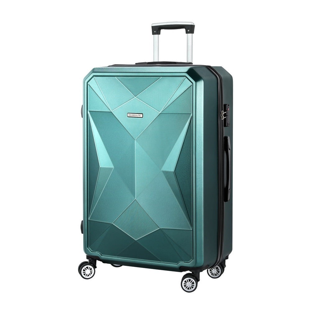 Wanderlite 28 Luggage Trolley Travel Suitcase Carry On TSA Hardshell