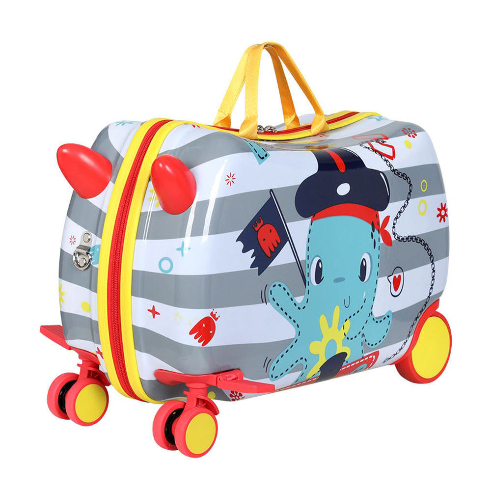 Wanderlite 17 Kids Ride On Luggage Octopus