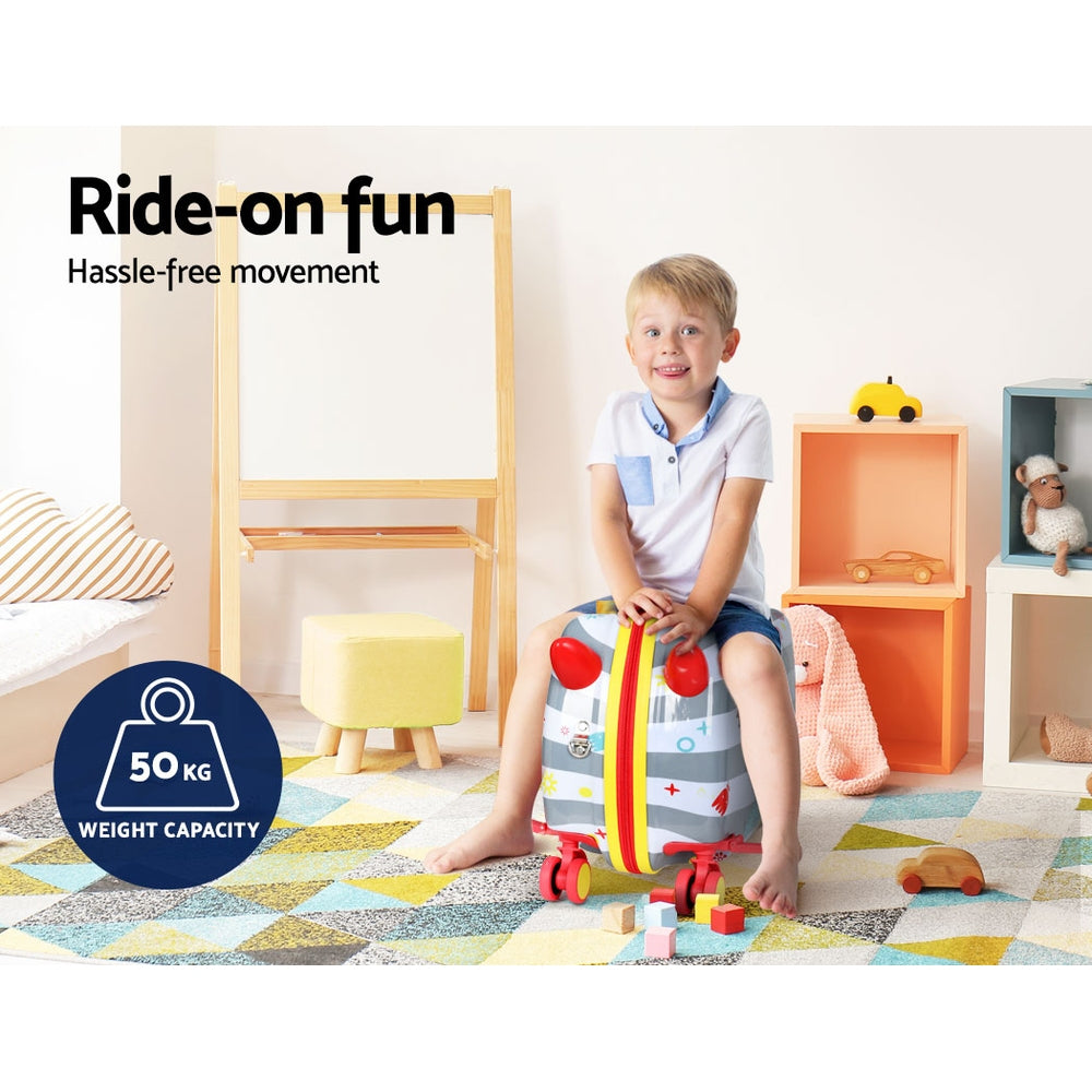 Wanderlite 17 Kids Ride On Luggage Octopus