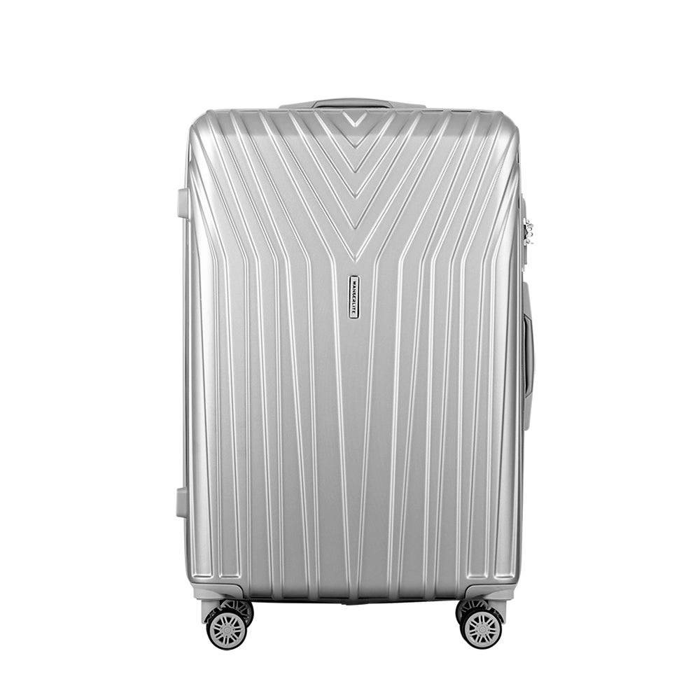 Wanderlite 3pc Luggage Set Silver