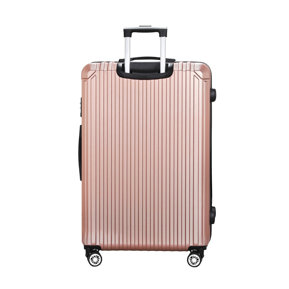 Wanderlite 28&#39;&#39; Luggage Travel Suitcase Set TSA Rose Gold