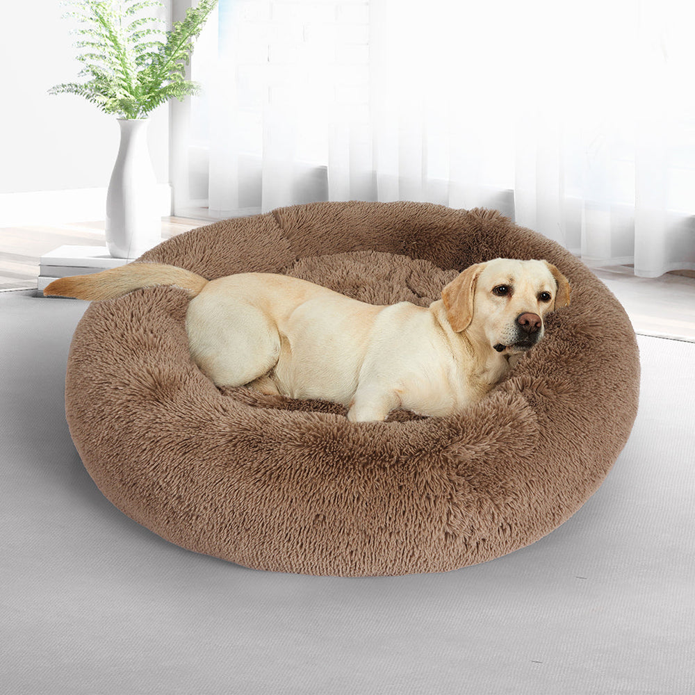 Pawz Pet Bed Mattress Dog Beds Bedding Cat Pad Mat Cushion Winter L Brown
