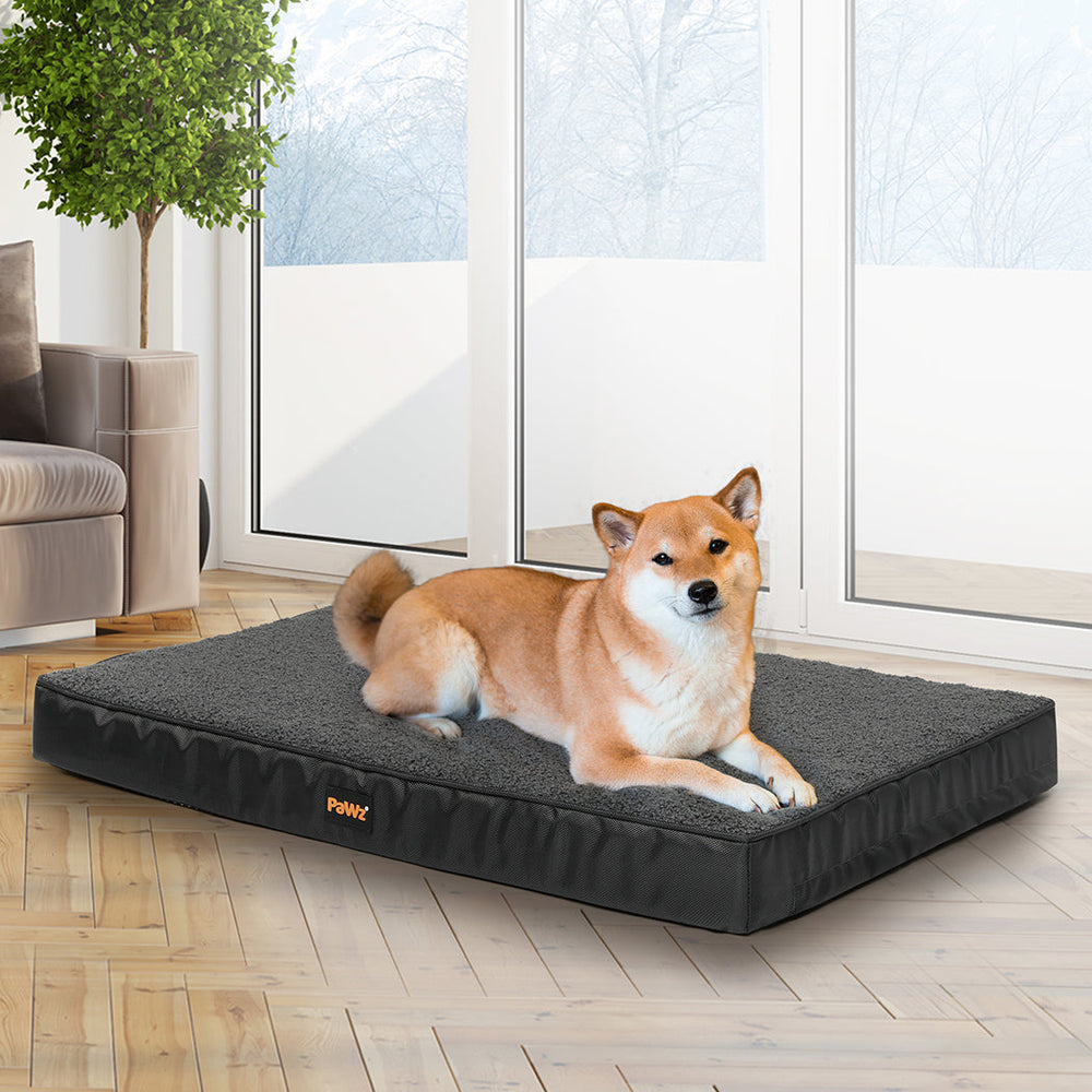 PaWz Pet Dog Bed Sleep Calming Orthopaedic Foam Mattress Removable Washable M