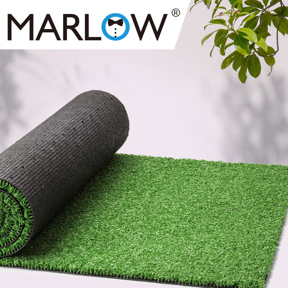 Marlow Artificial Grass Synthetic Turf Fake Plastic Plant 17mm 60SQM Lawn 2x10m