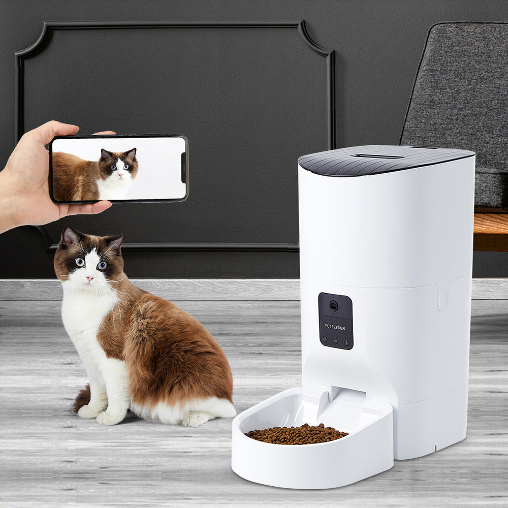 Pawz 9L Auto Pet Feeder Automatic Camera Cat Dog Smart Wifi App Food Dispenser