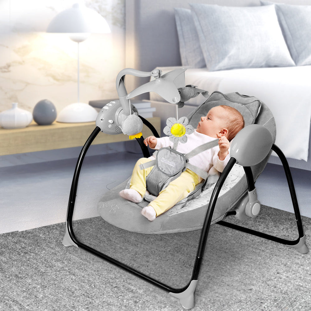 Bopeep Baby Swing Electric Cradle Rocker Chair Infant Auto Bouncer Newborns Seat