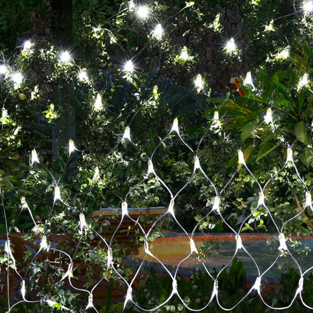 Traderight Group  320LED Fairy Lights Net Mesh Curtain Wedding Party XMAS Tree Decor Cool White