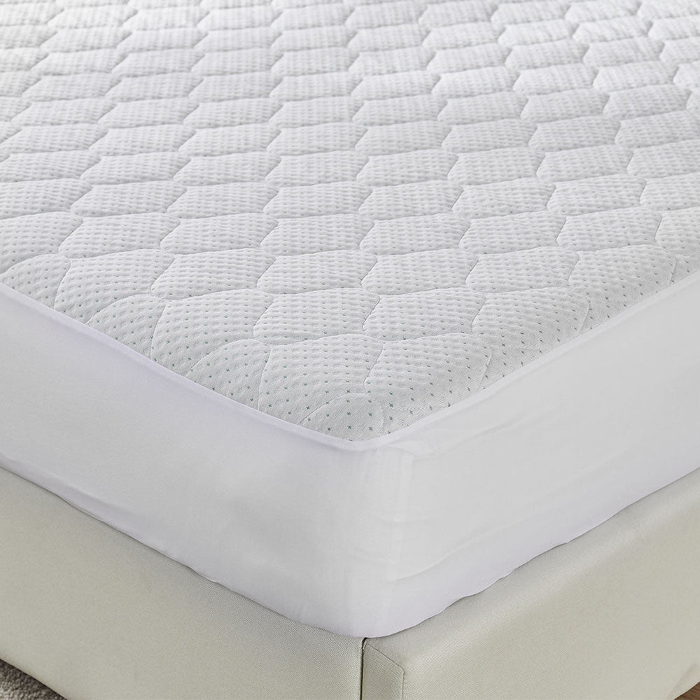 Dreamz Mattress Protector Topper Bamboo Pillowtop Waterproof Cover Single