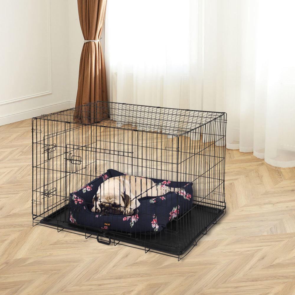 Pawz Pet Dog Cage Crate Kennel Portable Collapsible Puppy Metal Playpen 24&quot;