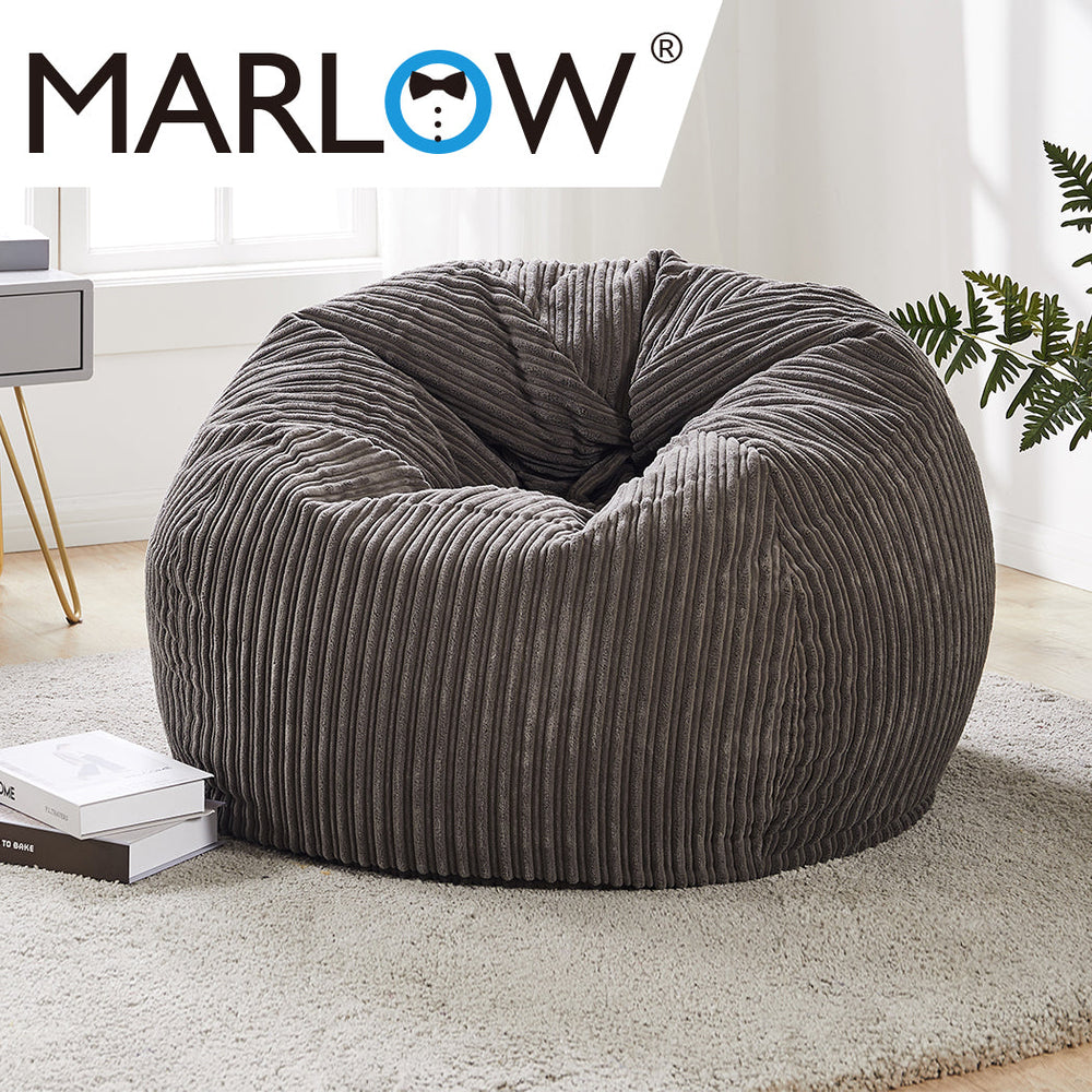 Marlow Bean Bag Cover Indoor Home Gaming Seat Loungue Couch Lazy Sofa Large