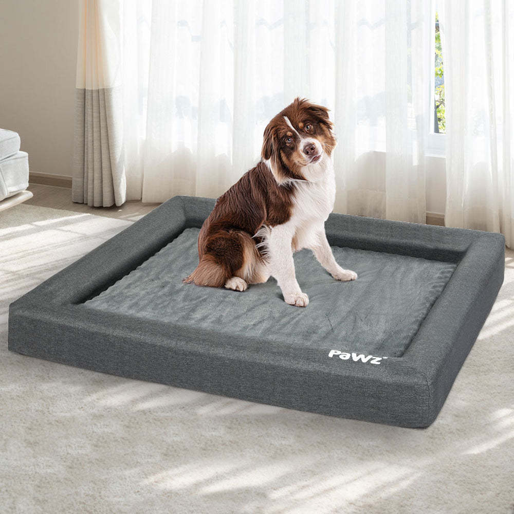 Pawz Memory Foam Pet Bed Calming Dog Cushion Orthopedic Washable Removable XXL