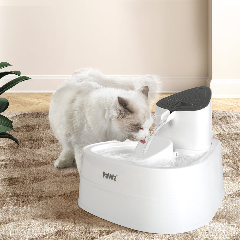 Pawz Electric Pet Water Dispenser Cat Dog Fountain 3L Drinking Auto Sensor Filte