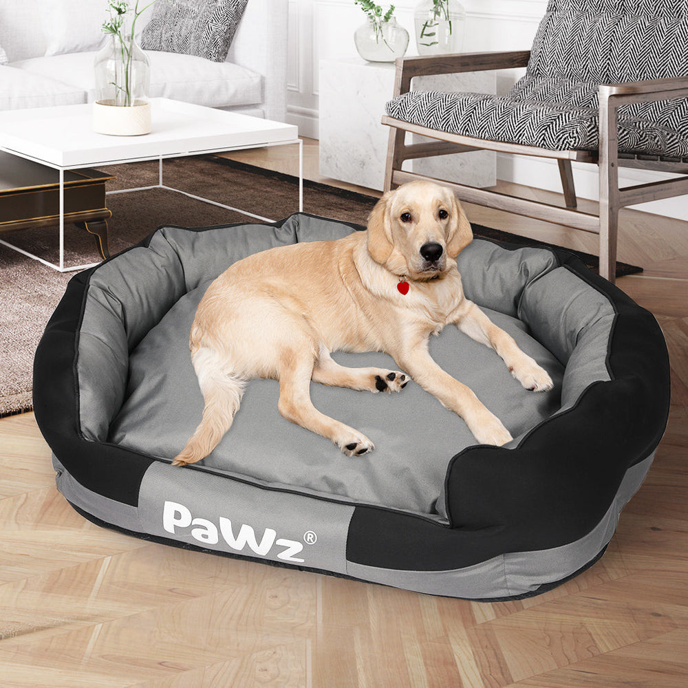 Pawz Waterproof Orthopaedic Pet Dog Calming Bed Memory Foam Removable XL