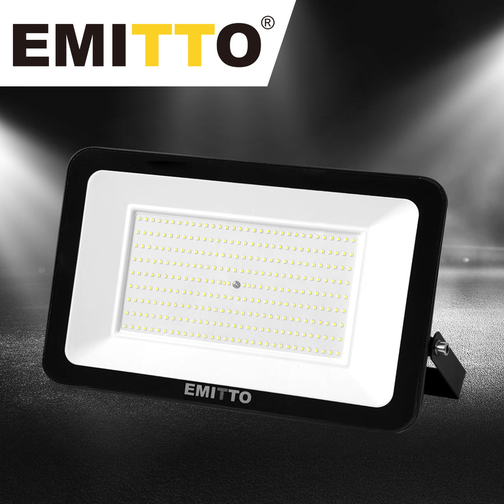 Emitto LED Flood Light 200W Outdoor Floodlights Lamp 220V-240V IP65 Cool White